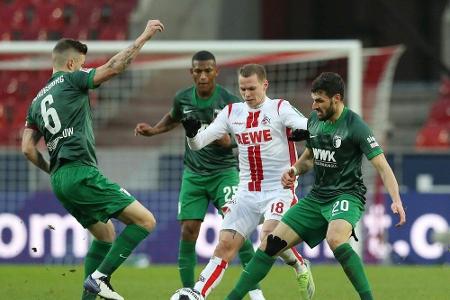 Köln kann's nicht ohne Heimfans: Niederlage gegen Augsburg