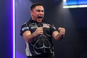Price im Finale der Darts-WM