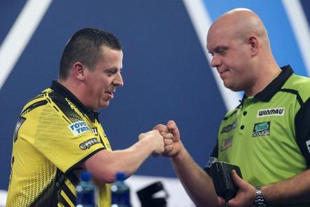 Darts: Van Gerwen nach Debakel Darts: Van Gerwen nach Debakel