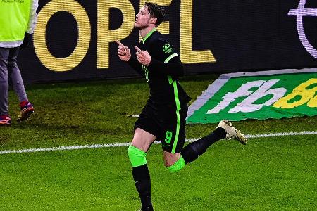 6. Platz: Wout Weghorst | VfL Wolfsburg | Internationale Klasse