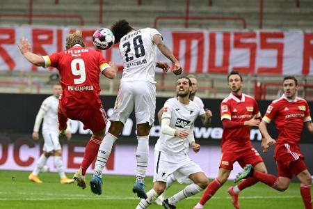 Trotz Kruse-Tor: Union lässt gegen Hoffenheim Punkte liegen