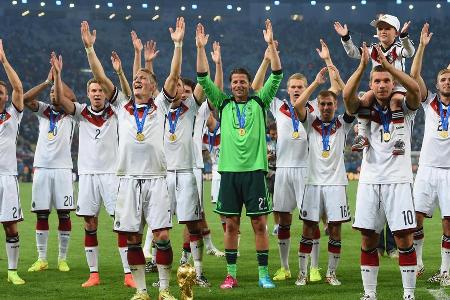 2014 stürmte die deutsche Fußball-Nationalmannschaft in Brasilien zum WM-Titel. Der legendären 7:1-Demontage des Gastgebers ...