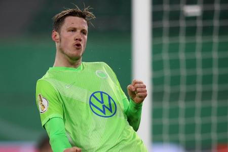 Weghorst schießt müde Wolfsburger ins Viertelfinale