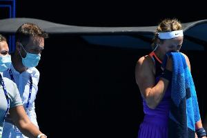 Asarenka nach Atemnot ausgeschieden - Kenin weiter