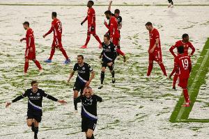 Böser Ausrutscher im Schnee: Bayern nur Remis gegen Aufsteiger Bielefeld