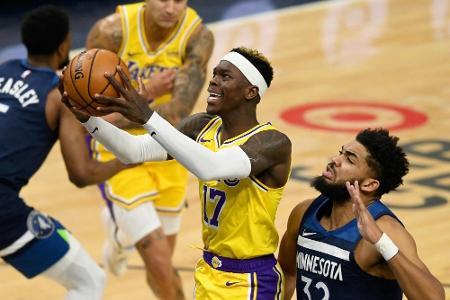 NBA: James und Schröder führen Lakers zum Sieg bei den Timberwolves