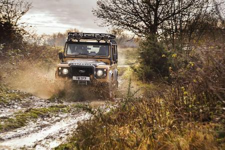 Land Rover Defender Works V8 Trophy: Camel lässt grüßen