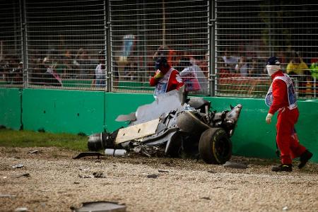 Die 20 letzten Überschläge in der Formel 1