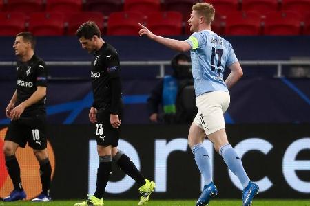 Nichts zu holen für Gladbach! Am Dienstagabend verloren die Fohlen das Rückspiel gegen Manchester City mit 0:2 und schieden ... Nichts zu holen für Gladbach! Am Dienstagabend verloren die Fohlen das Rückspiel gegen Manchester City mit 0:2 und schieden ...