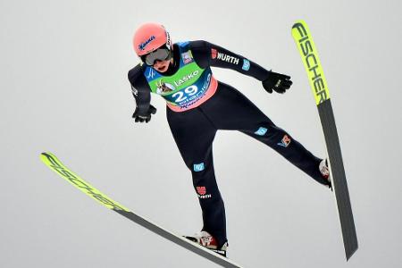 Skifliegen: Geiger zur Halbzeit in Planica auf Platz zwei - Kobayashi führt