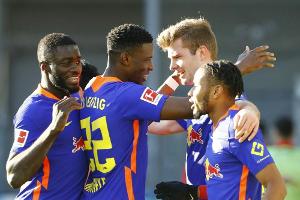 Nkunku, Sörloth und Forsberg schießen Leipzig an die Spitze