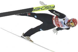 Frenzel/Rießle im WM-Teamsprint nach dem Springen auf Rang vier