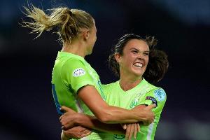 Frauen-CL: Wolfsburg mühelos im Viertelfinale