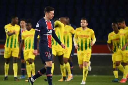 PSG kann Lille-Patzer nicht nutzen: 1:2 gegen Nantes