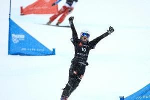 Snowboard-Finale: Jörg zum Abschied noch mal auf dem Podest