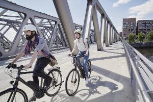 E-Bike Radfahrer