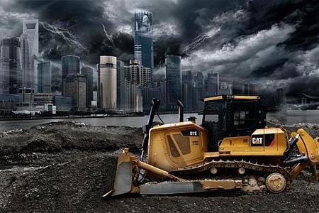 Caterpillar Raupe D7E