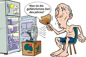 Die besten Hitze-Witze