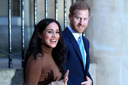 . 07_01_2020. London, United Kingdom. Prince Harry and Megh...