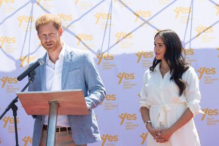 . 02_10_2019. Johannesburg, South Africa. Prince Harry and M...