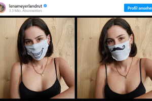 Corona-Appell: Lena Meyer-Landrut gibt Masken-Tipps 