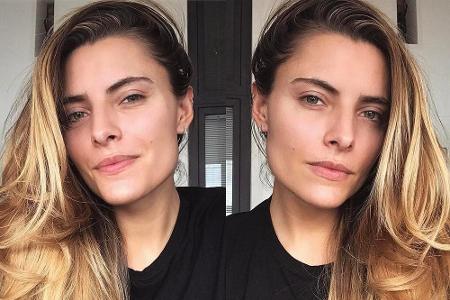 Doppelt ungeschminkt: Schauspielerin Sophia Thomalla steht der No-Make-up-Look wirklich gut.