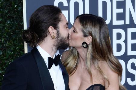Bereits zuvor auf dem roten Teppich der Golden Globes turtelten die beiden heftig miteinander und küssten sich frisch verliebt.