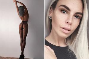 Diese Model hat Beine bis zum Himmel 