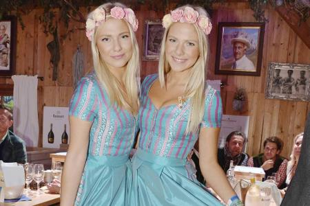 Nein, nein, Sie sehen nicht doppelt. Die Serien-Stars Valentina und Cheyenne Pahde waren tatsächlich im gleichen Dirndl da. ...