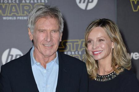 Schauspieler Harrison Ford (75) lernte seine Frau Calista Flockhart (52), ebenfalls Schauspielerin, bei den Golden Globes ke...