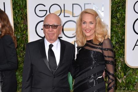 Nach nur fünf Monaten Beziehung heirateten Medien-Mogul Rupert Murdoch und Jagger-Ex Jerry Hall am 4. März in einer Privatre...