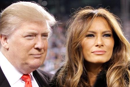 Donald Trump ist 24 Jahre älter als seine dritte Ehefrau Melania