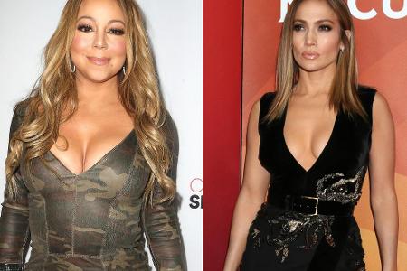 Mariah Carey (l., 47) und Jennifer Lopez (47): Es ging um eine angeblich geklaute Idee zu einem Sample und dann arbeitete J....