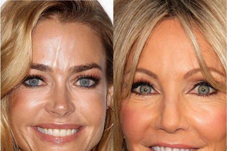 Bei der Scheidung von Charlie Sheen (51) unterstützte Heather Locklear (r., 55) ihre gute Freundin Denise Richards (46) 2005...