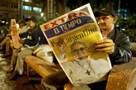 papst habemus papam franziskus jorje mario bergoglio argentinien kardinal oberhaupt katholische kirche