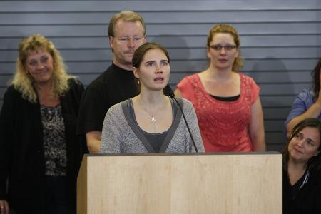 Amanda Knox nach Freispruch in Italien zurück in den USA