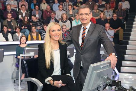 Valentina Bernardini, Günther Jauch Wer wird Millionär Valentina Bernardini, Günther Jauch Wer wird Millionär