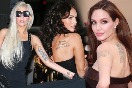 Kreative Tattoos der Stars