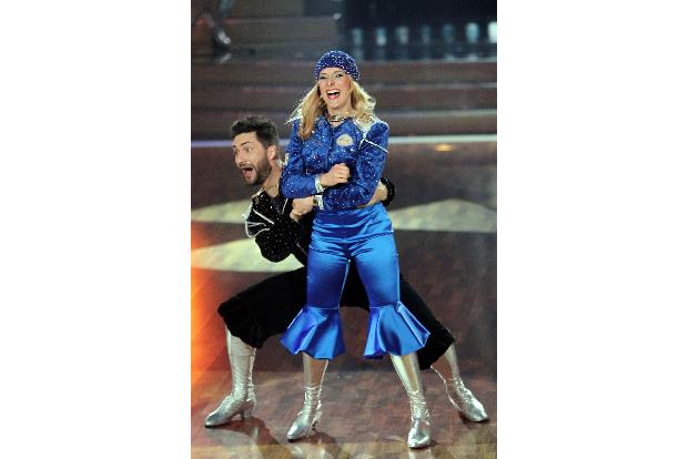 Stefanie Hertel sicherte sich mit ihrem Tanz zu dem ABBA-Hit 