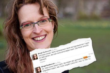 Die 42-jährige Abgeordnete Birgit Rydlewski sorgt 