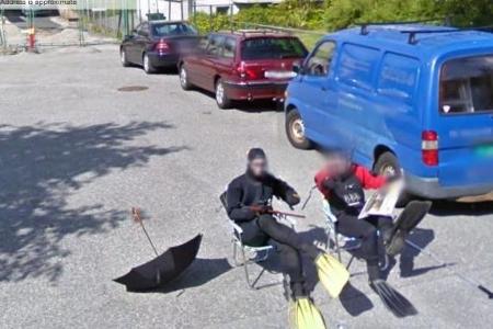 Witzige Google Street View Impressionen