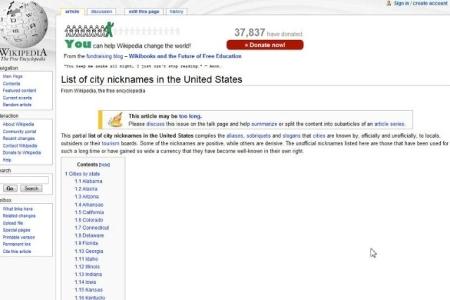 Auf der Suche nach dem nächsten Urlaubsziel könnte die Liste der City-Nicknames in den USA helfen. Da gibt’s zum Beispiel di...