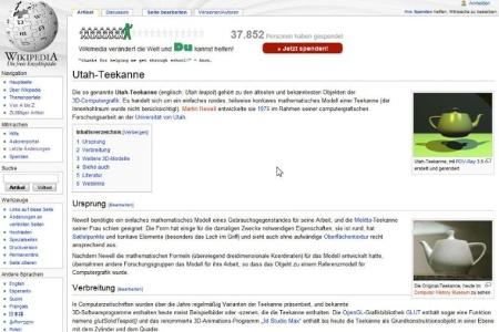 Dass es schon im Jahr 1975 3D-Computergrafiken gab, wissen die wenigsten. Aber die Utah-Teekanne haben die meisten wahrschei...