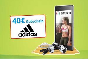 Trainieren und Shoppen: Gymondo-Fitness plus adidas-Gutschein