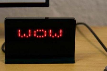 Grafiken, Animationen und USB-LED-Display Texte
