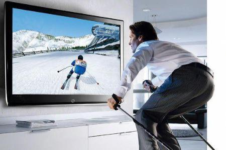 Skifahren in den eigenen vier Wänden.