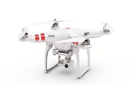 Die DIJ Phantom Vision Plus verfügt über eine schwenkbare Kamera.