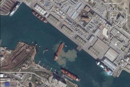 Umweltverschmutzung - Noch vor kurzer Zeit sah es in diesem tunesischem Hafen in etwa so aus, …