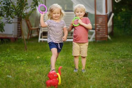 WirBleibenZuhause Ringwurfspiel Schulhofspiele für daheim