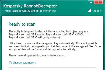Der Rannoh Decryptor hilft bei Erpresserviren